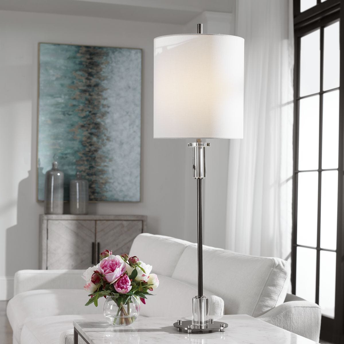 Aurelia Buffet Lamp - contemporary lamps for stylish lighting solutions | Image 1 | InSTYLE Home & Rugs