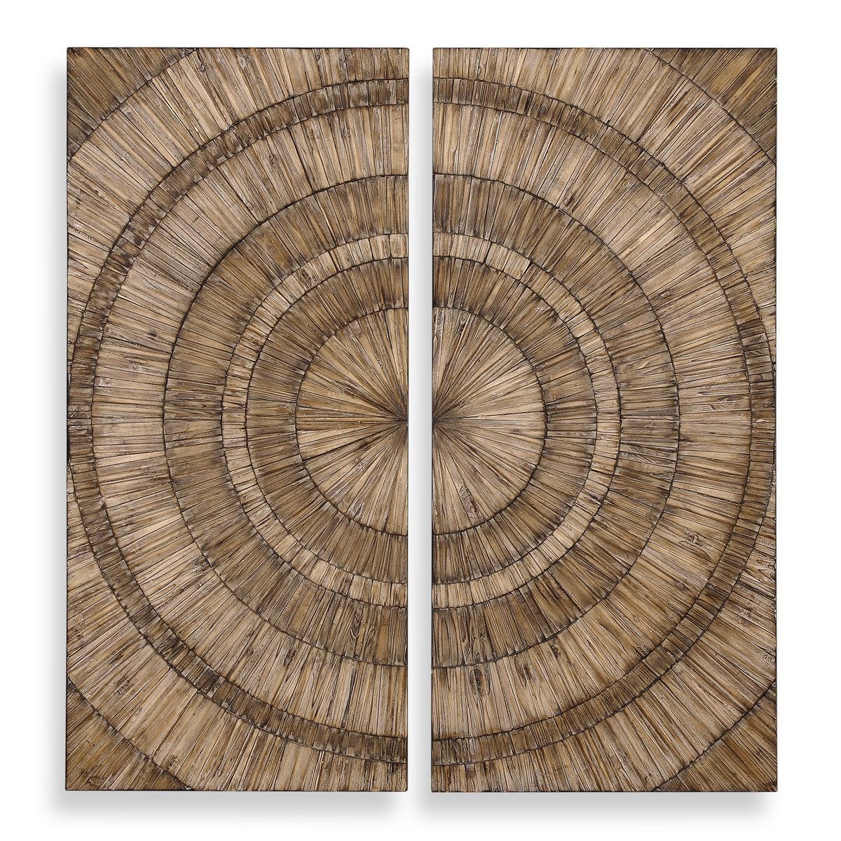 Lanciano Wood Wall Panels, S/2 - transform your walls with stylish wall decor | Image 1 | InSTYLE Home & Rugs
