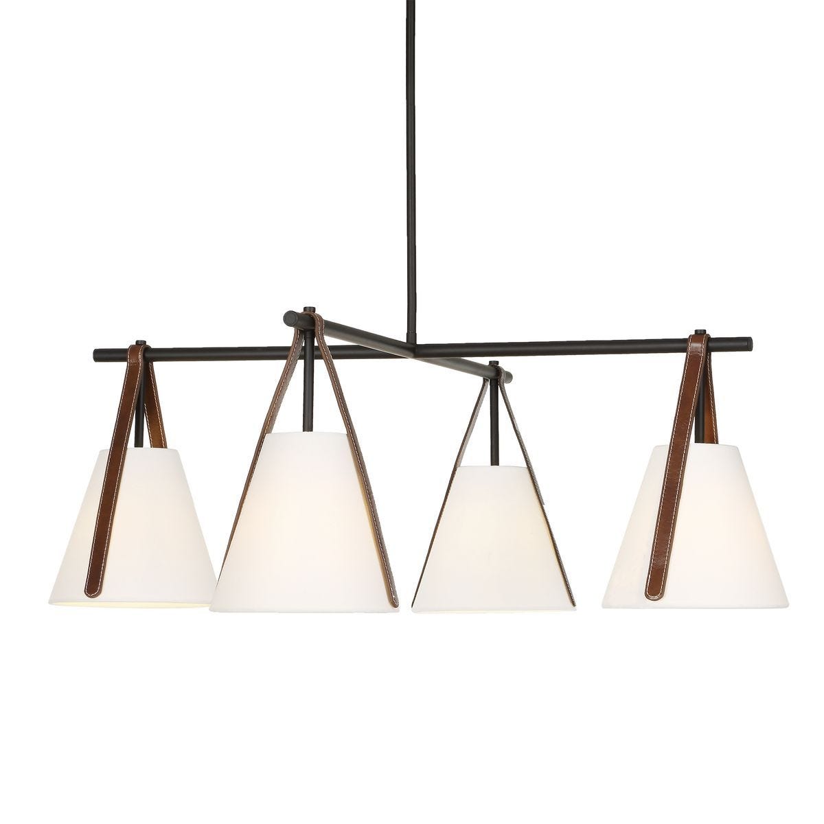 Reins, 4 Lt Chandelier - luxurious chandeliers for homes | Image 1 | InSTYLE Home & Rugs