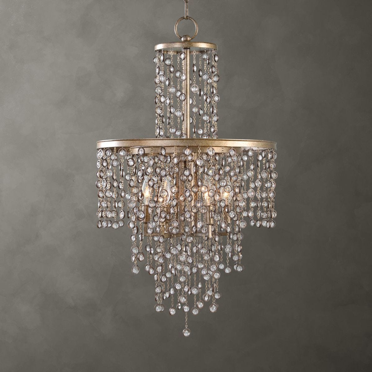 Valka, 6 Lt Chandelier - stylish lighting for any room | Image 1 | InSTYLE Home & Rugs