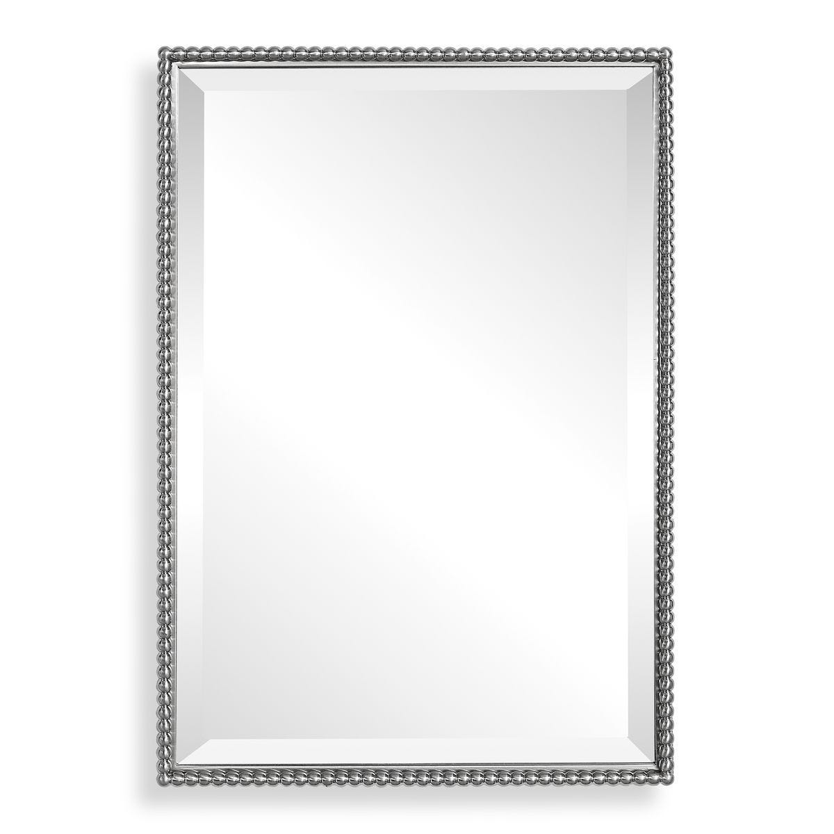 Sherise Vanity Mirror, Nickel - available in various shapes, sizes, and frame styles | Image 1 | InSTYLE Home & Rugs