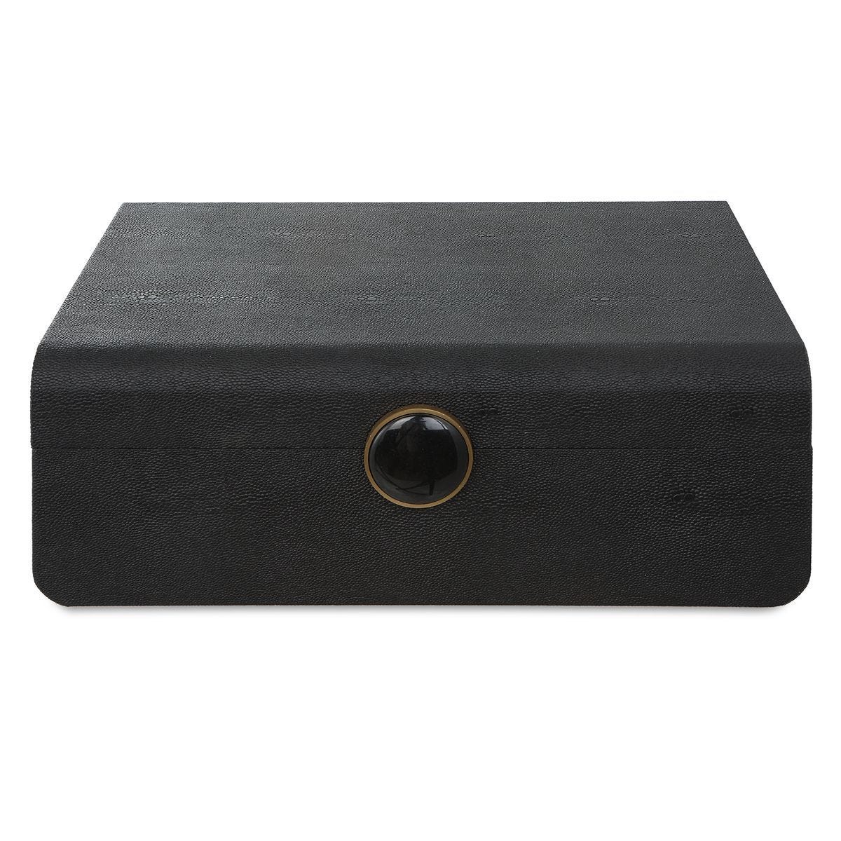 Lalique Box, Black - modern accessories for a personalized living space | Image 1 | InSTYLE Home & Rugs