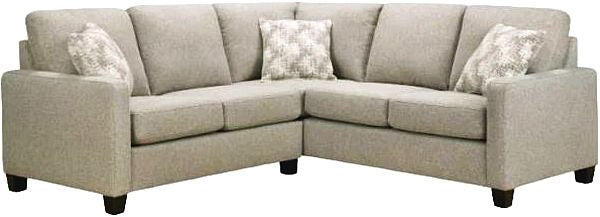 Superstyle Customizable 7002 3-Piece Right Arm Facing L-Shaped Sectional and Loveseat