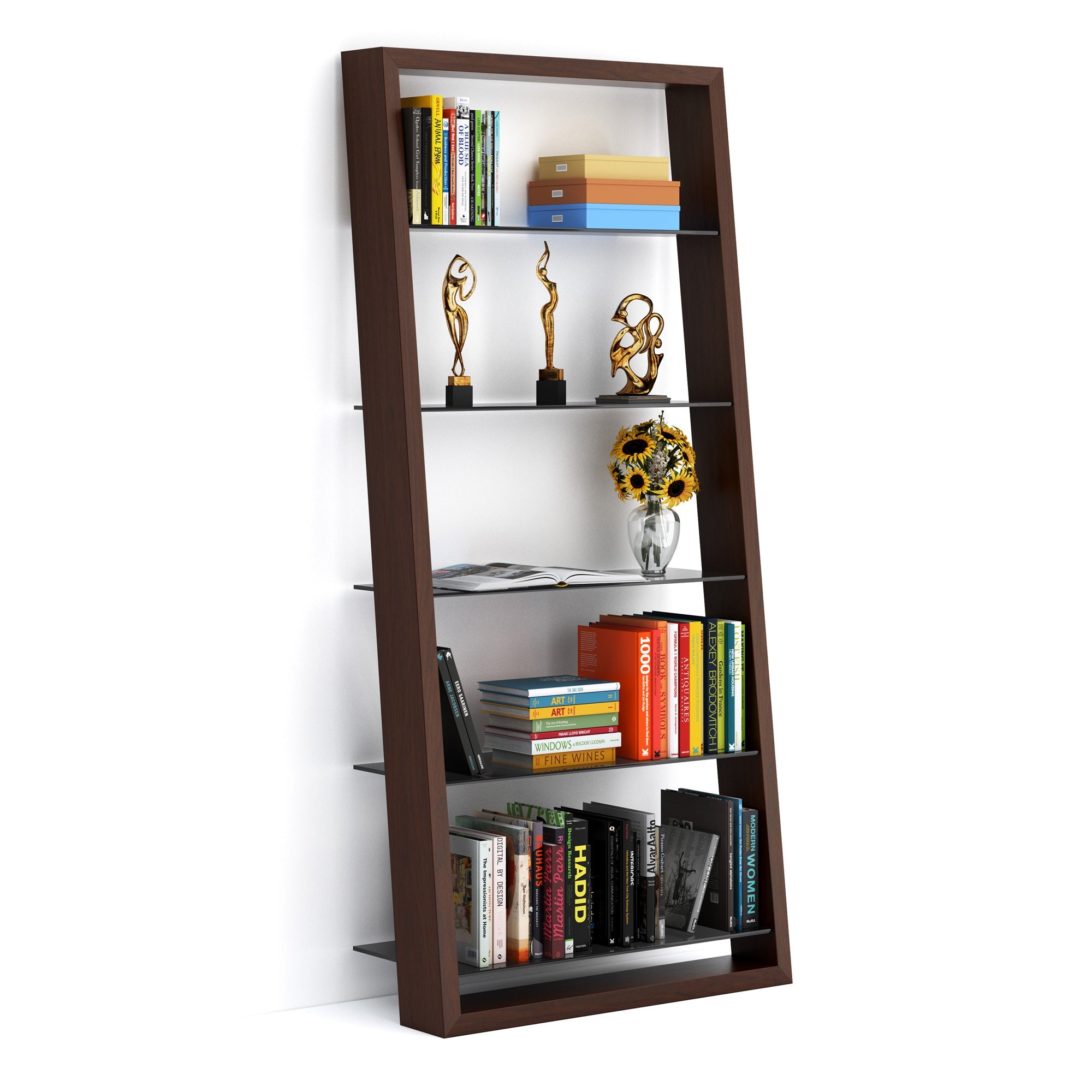 BDI Eileen Leaning Shelf 5166 - stylish shelf for displaying your favorite items in any room | Image 1 | InSTYLE Home & Rugs