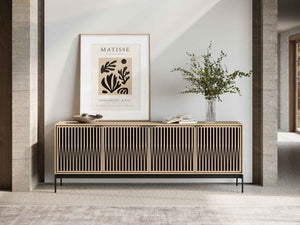 BDI Elements Tune Media and Storage - space-saving tv media storage console for organized entertainment | Image 7 | InSTYLE Home & Rugs