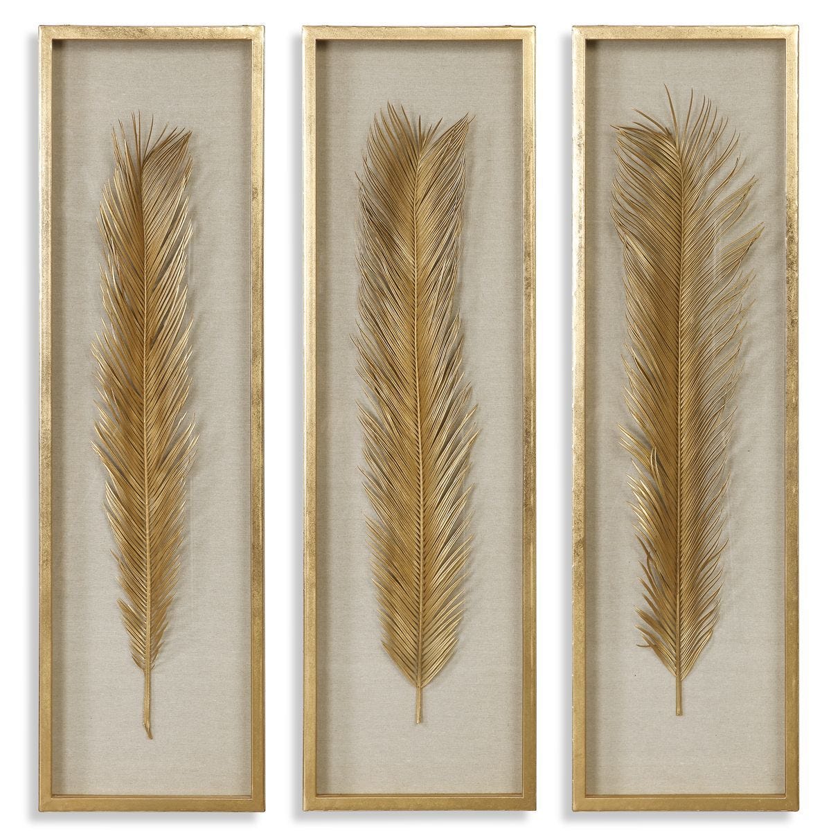 Palma Shadow Boxes, S/3 - transform your walls with stylish wall decor | Image 1 | InSTYLE Home & Rugs