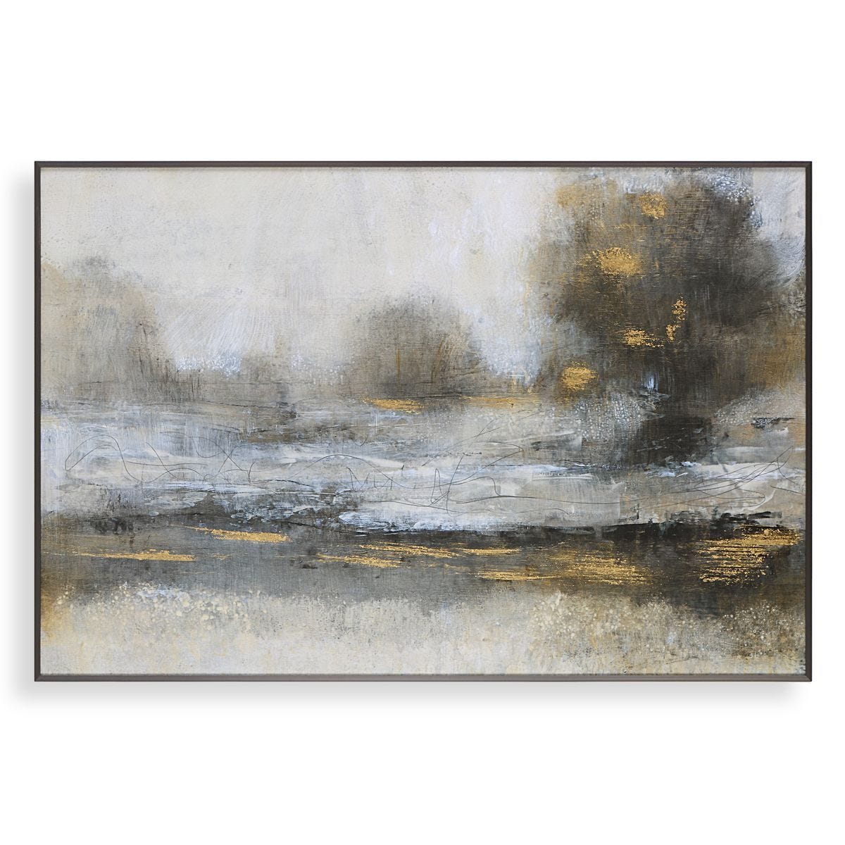 Gilt Landscape Framed Print - bold and creative art for unique interior décor | Image 1 | InSTYLE Home & Rugs