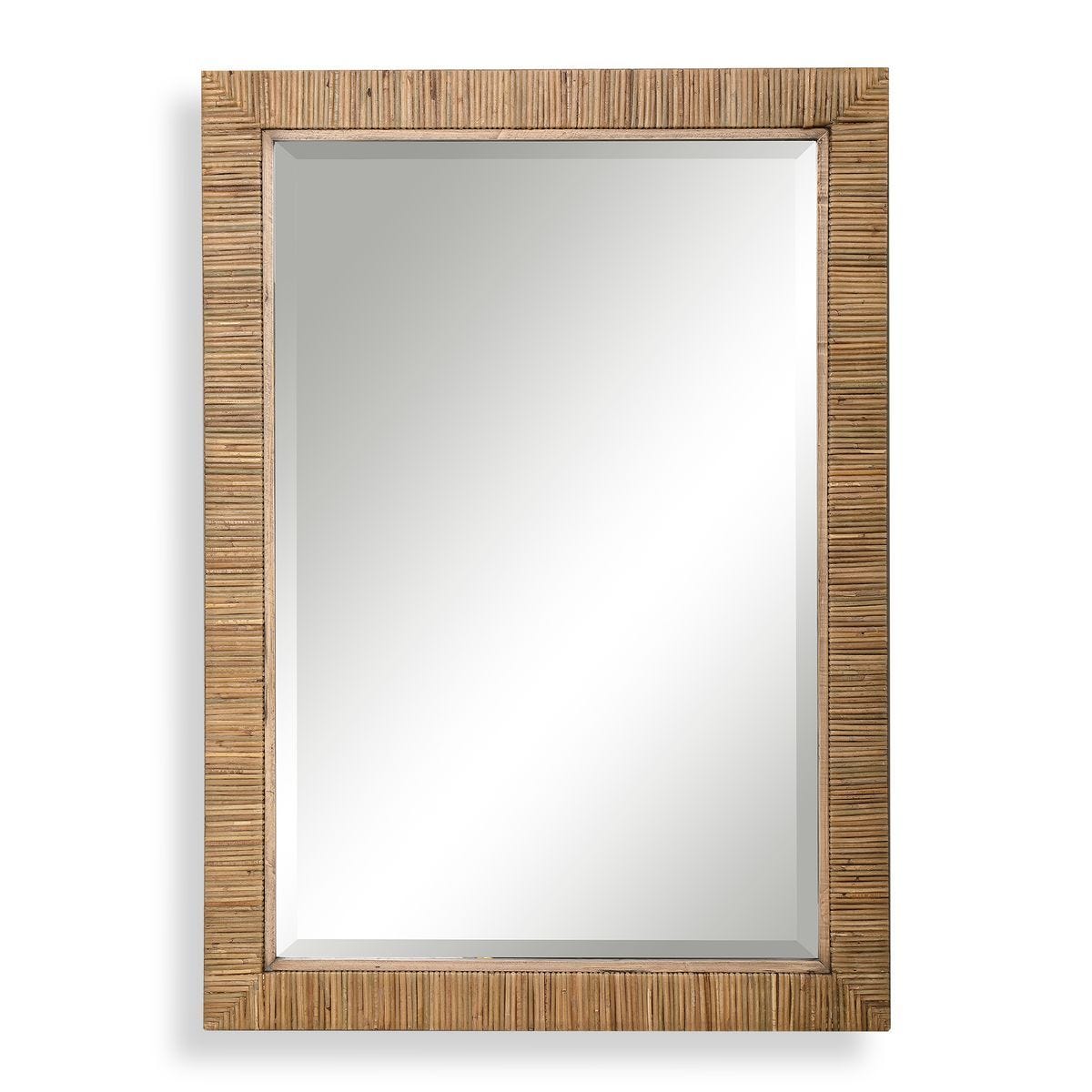 Cape Mirror, Natural - perfect for enhancing light and creating a sense of space | Image 1 | InSTYLE Home & Rugs
