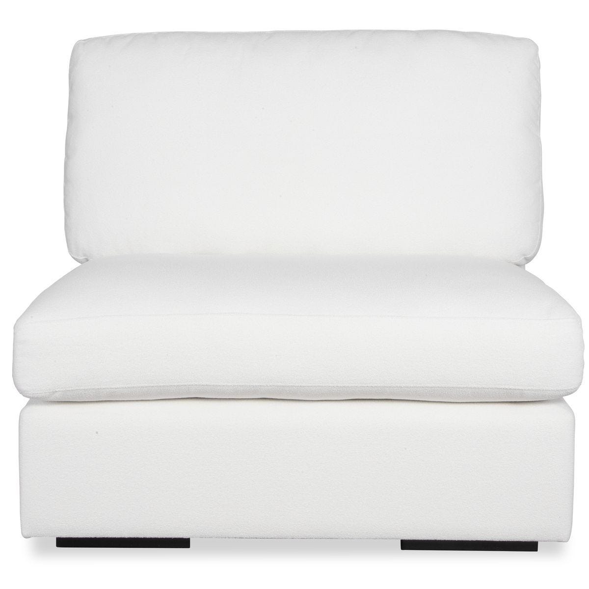 Refuge Sofa, Armless, Arctic White - luxury sofa for any space | Image 1 | InSTYLE Home & Rugs