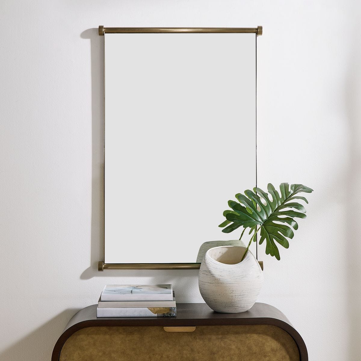 Scroll Mirror - modern mirror with sleek design for contemporary interiors | Image 2 | InSTYLE Home & Rugs