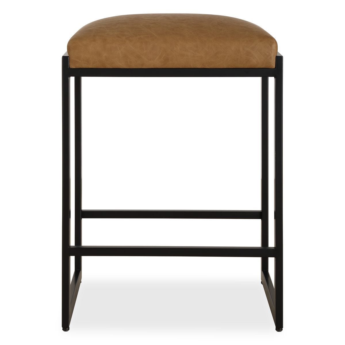 Atticus Counter Stool, Black - ergonomic design for comfort | Image 1 | InSTYLE Home & Rugs