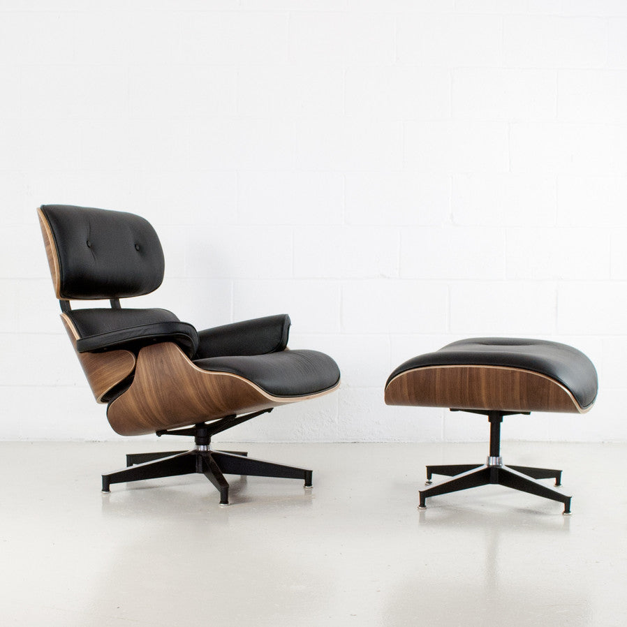 Charles Lounge and Ottoman - 16-N4011BK | InSTYLE Home & Rugs