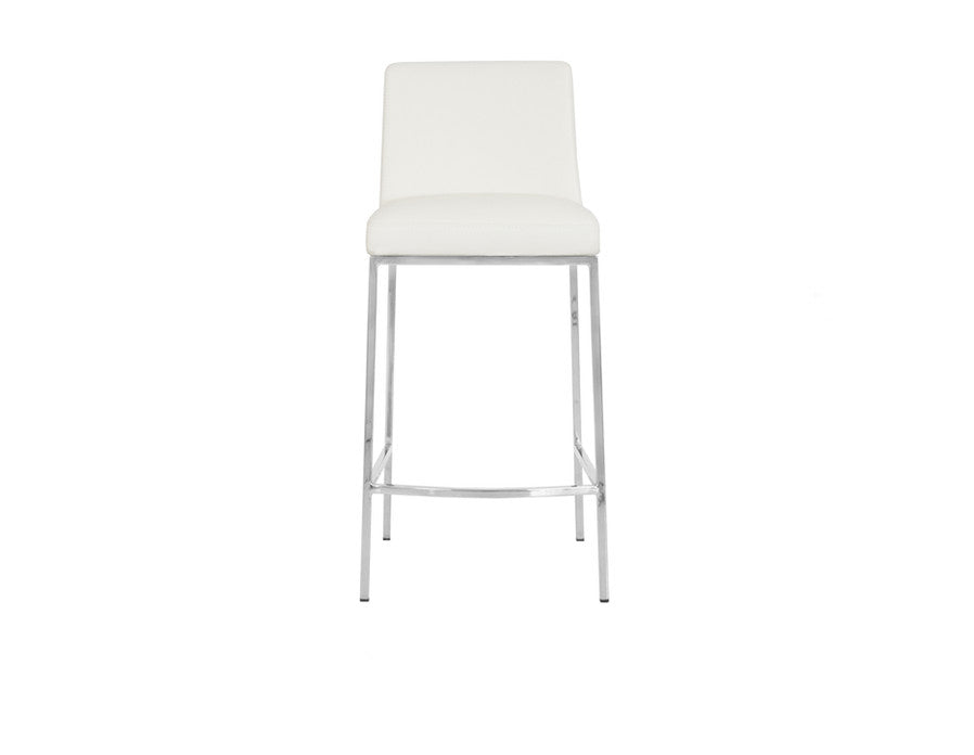 Celine Stool With Chrome Base - 16-N1057CCH-1001 | InSTYLE Home & Rugs