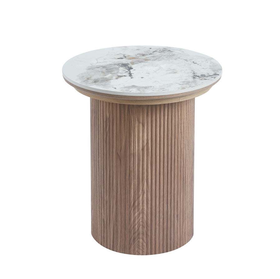 Roman Side Table with Ceramic Top - versatile tables for living rooms and entryways | Image 2 | InSTYLE Home & Rugs