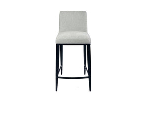 Celine Stool With Black Base - 16-N1057CBK-TAP | InSTYLE Home & Rugs