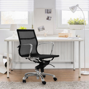 Office Class Chair with Mesh Seat - 16-N0063HBK | InSTYLE Home & Rugs