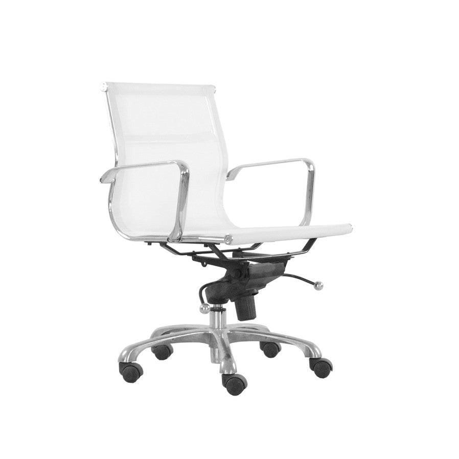 Office Class Chair with Mesh Seat - 16-N0063LWT | InSTYLE Home & Rugs