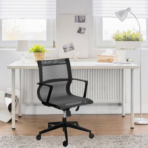 Nylon Office Chair with Mesh Seat | Image 1 | InSTYLE Home & Rugs