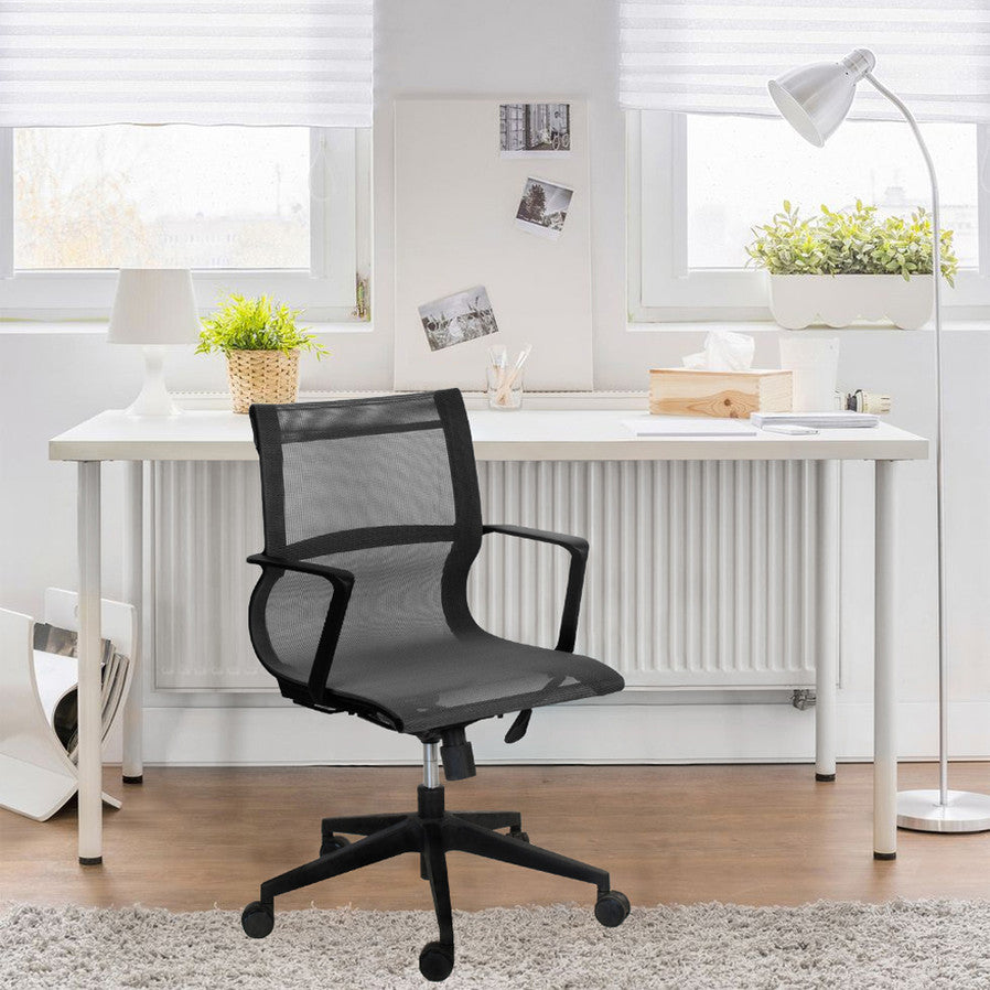 Nylon Office Chair with Mesh Seat | Image 1 | InSTYLE Home & Rugs