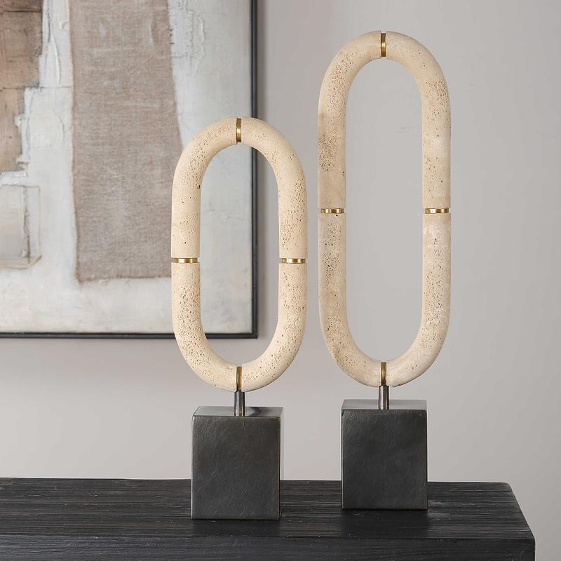 Oval Fusion, Sculptures, S/2 - decor accents and accessories for every room | Image 1 | InSTYLE Home & Rugs