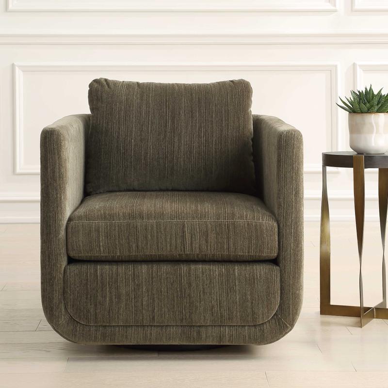 Abound Swivel Chair, Herb - variety of styles from classic to contemporary | Image 1 | InSTYLE Home & Rugs