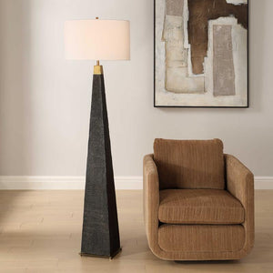 Lathey Floor Lamp - elegant lamps to enhance your room ambiance | Image 1 | InSTYLE Home & Rugs