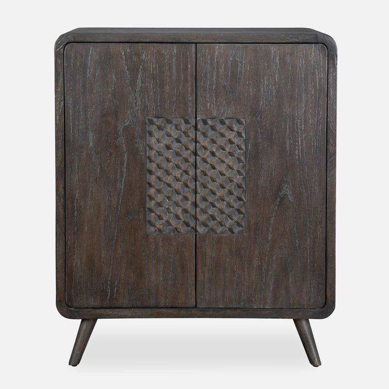 Hausen 2 Door Cabinet - perfect storage for drinks and glassware | Image 1 | InSTYLE Home & Rugs