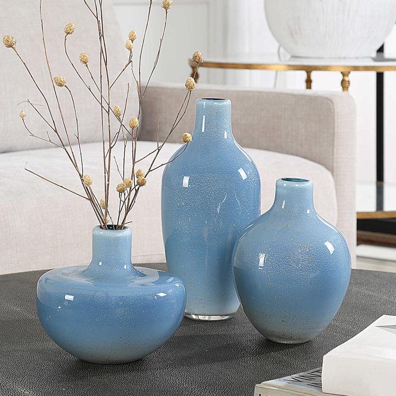 Celestial Frost, Vases, S/3 - decor accents and accessories for every room | Image 1 | InSTYLE Home & Rugs