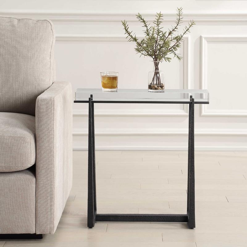 Midas Accent Table, Bronze - chic accent table for contemporary home interiors | Image 1 | InSTYLE Home & Rugs