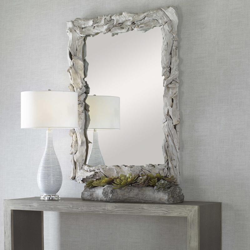 Rio Mirror, Whitewash - full-length mirror for creating the illusion of space and light | Image 1 | InSTYLE Home & Rugs