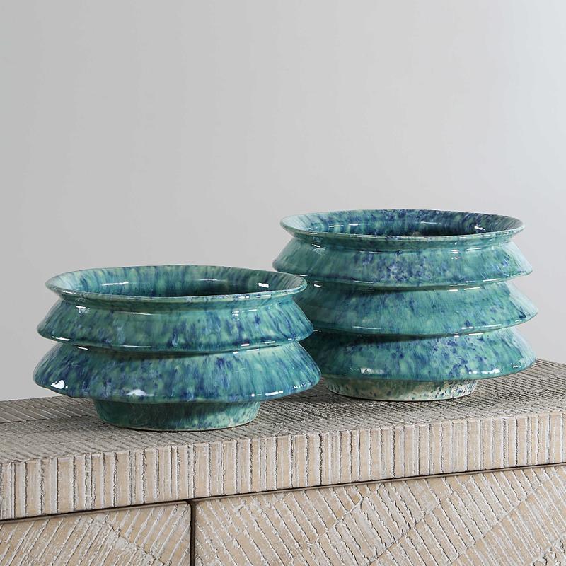 ZigZag Bowls, S/2 - stylish home accessories to complete your decor | Image 1 | InSTYLE Home & Rugs