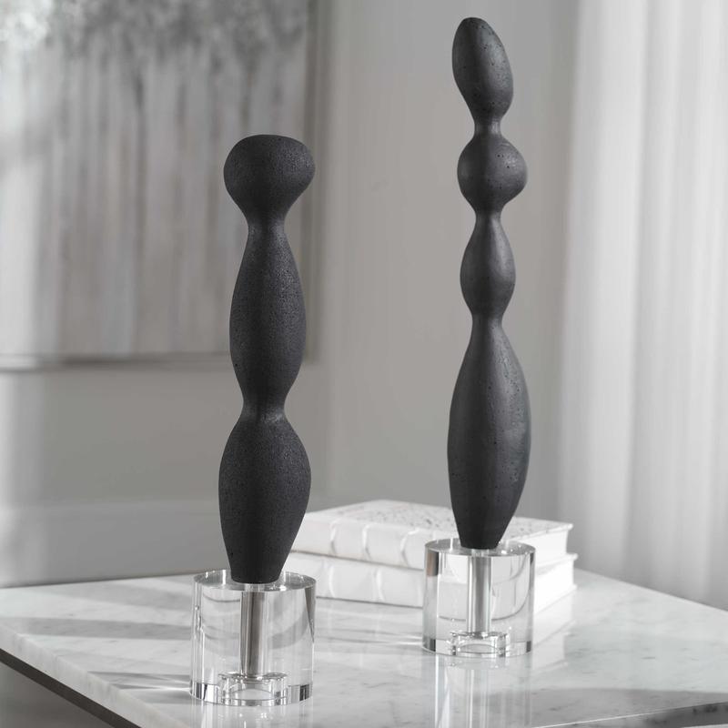 Koa Sculptures, S/2 - modern accessories for a personalized living space | Image 1 | InSTYLE Home & Rugs