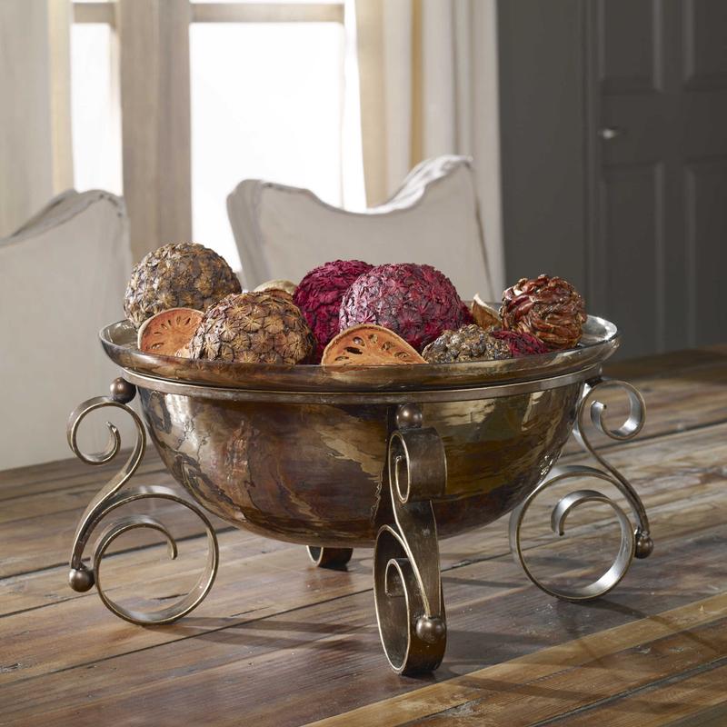 Alya Bowl - elegant decorative bowl for a unique centerpiece in any room | Image 1 | InSTYLE Home & Rugs