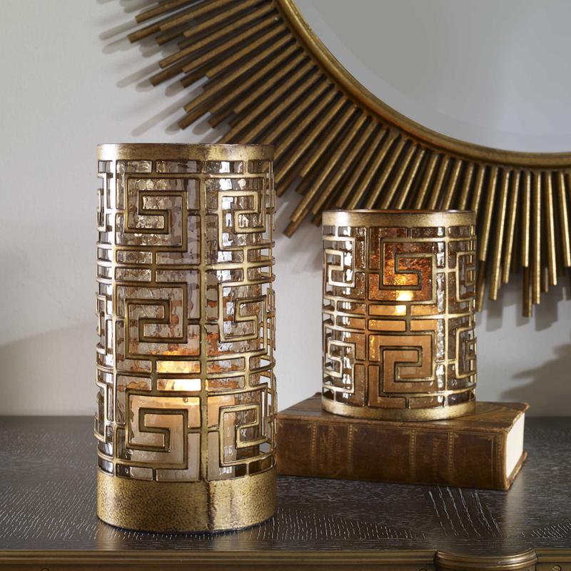 Ruhi Hurricane Candleholders, S/2 - | Image 1 | InSTYLE Home & Rugs