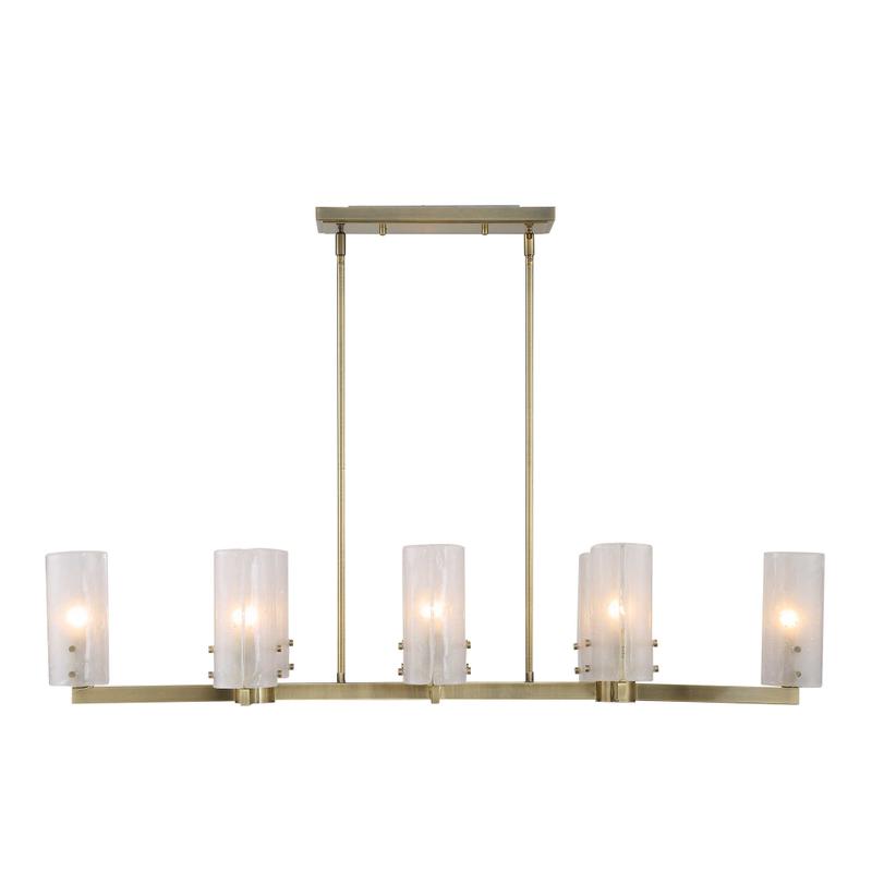 Mistie, 8 Lt Linear Chandelier - luxurious chandeliers for homes | Image 1 | InSTYLE Home & Rugs