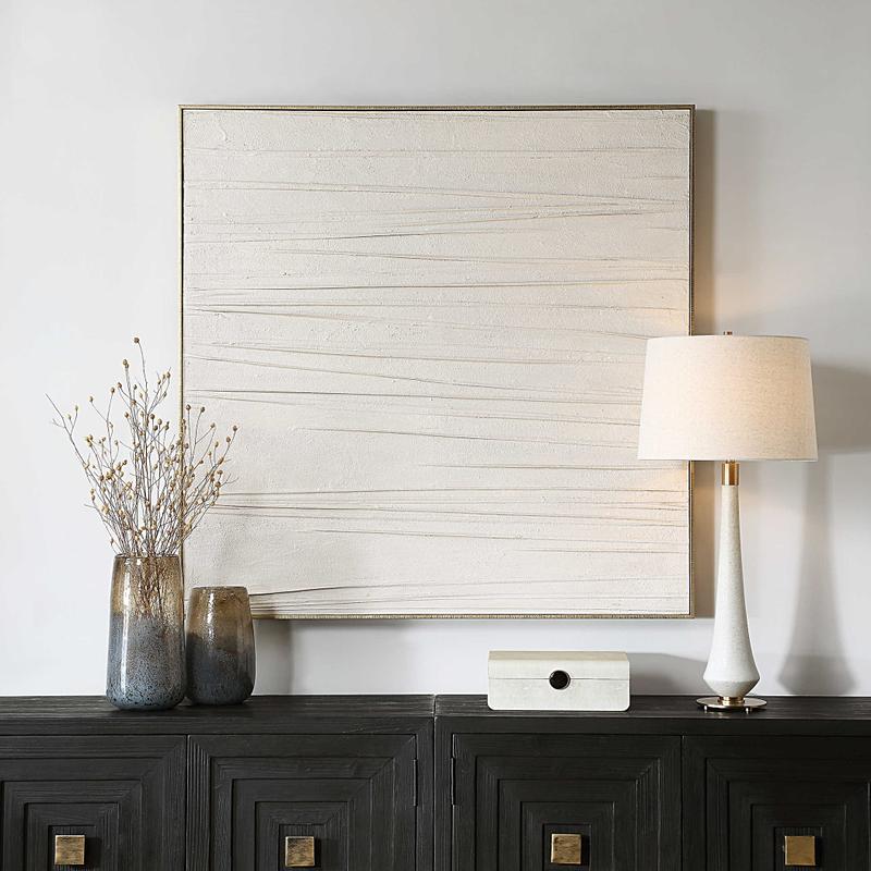 Walking The Line Hand Painted Canvas - timeless artwork that brings character to any space | Image 1 | InSTYLE Home & Rugs