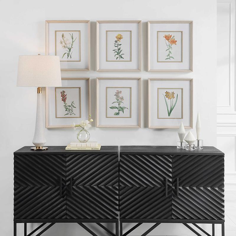 Classic Botanicals Framed Prints, S/6 - timeless artwork that brings character to any space | Image 1 | InSTYLE Home & Rugs