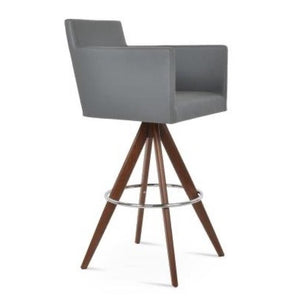 Harput Pyramid-mw Arm Stool Swivel - compact and stylish design | Image 4 | InSTYLE Home & Rugs