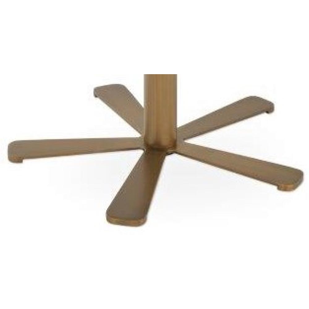 Daisy 5 Star Gold Brass Base - adjustable table base for custom furniture design | Image 1 | InSTYLE Home & Rugs