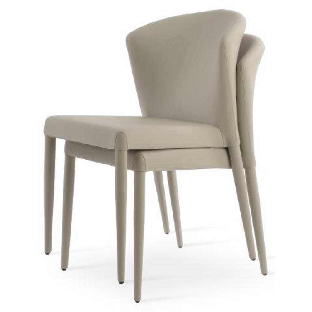 Capri Full Upholstered Stackable Chair - variety of styles from classic to contemporary | Image 1 | InSTYLE Home & Rugs