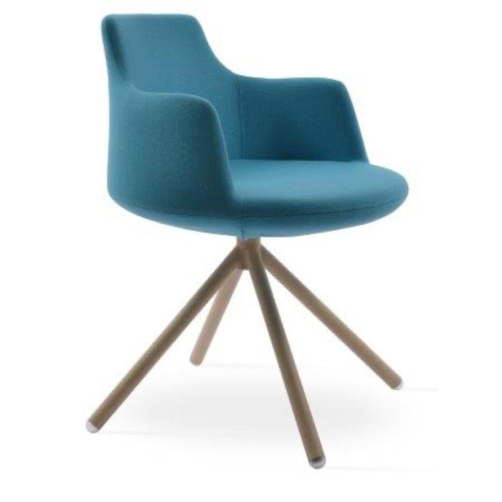 Dervish Stick Swivel Armchair - cozy armchair for reading and relaxation | Image 1 | InSTYLE Home & Rugs