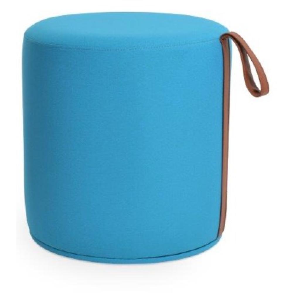 Celine Stool Pouf With Handle 17,7" X 17,7" - compact and stylish design | Image 1 | InSTYLE Home & Rugs