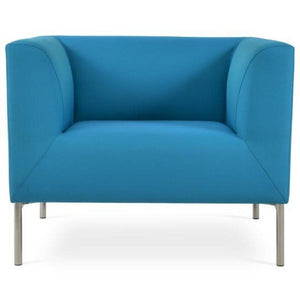 Laguna Armchair-metal 34,5"-87cm - modern accent armchair for stylish interiors | Image 1 | InSTYLE Home & Rugs