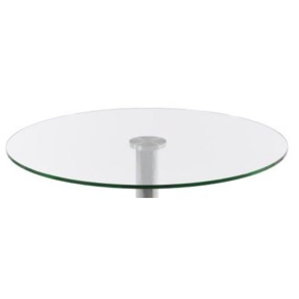 Glass 28" Round - durable and easy to maintain, with a sleek, modern look | Image 1 | InSTYLE Home & Rugs