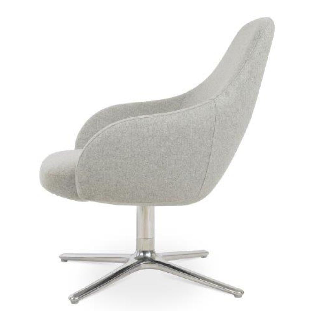 Gazel Lounge Armchair Oval Base - cozy armchair for reading and relaxation | Image 1 | InSTYLE Home & Rugs