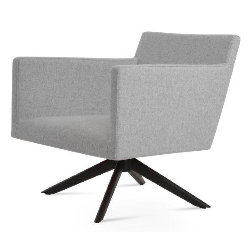 Harput Sword Lounge Armchair Swivel - upholstered armchair with padded comfort | Image 1 | InSTYLE Home & Rugs