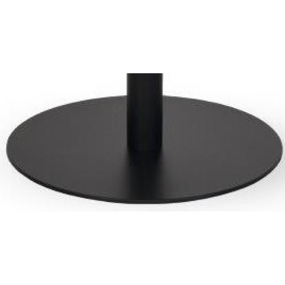Tango Round Base 22.8" Black - decorative table base for glass or wood tabletops | Image 1 | InSTYLE Home & Rugs