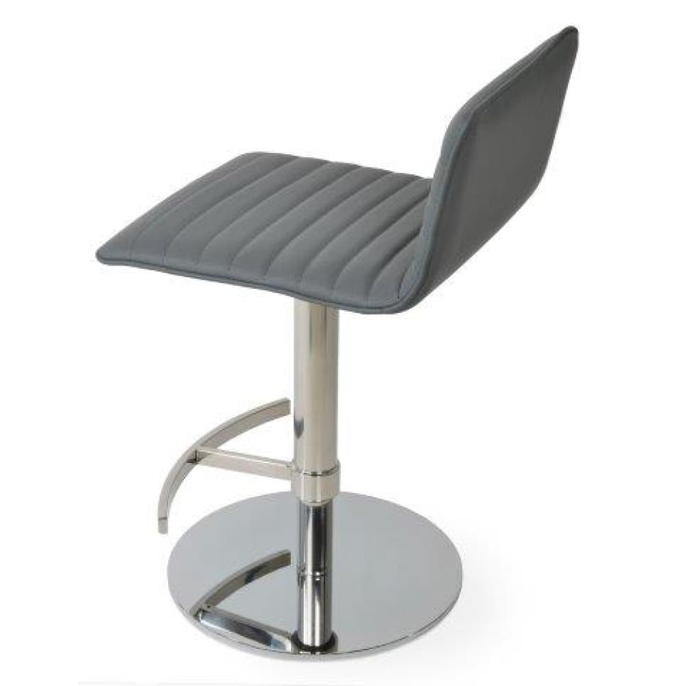 Corona Full. Uph. Piston Stool - perfect for small spaces | Image 1 | InSTYLE Home & Rugs