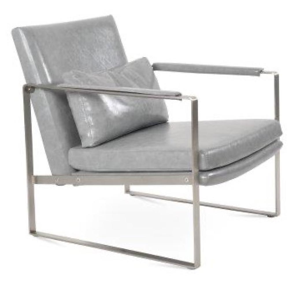 Zara Small Armchair S.steel - cozy armchair for reading and relaxation | Image 1 | InSTYLE Home & Rugs