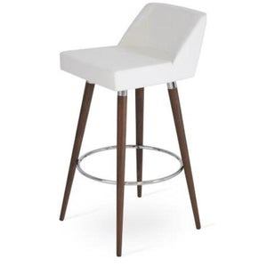 Prisma Dr- Wood Stool - perfect for small spaces | Image 4 | InSTYLE Home & Rugs